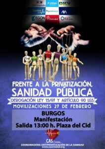 Cartes manifestacion sanidad