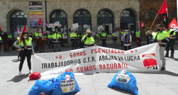 Concentracion huelga CTR Abajas