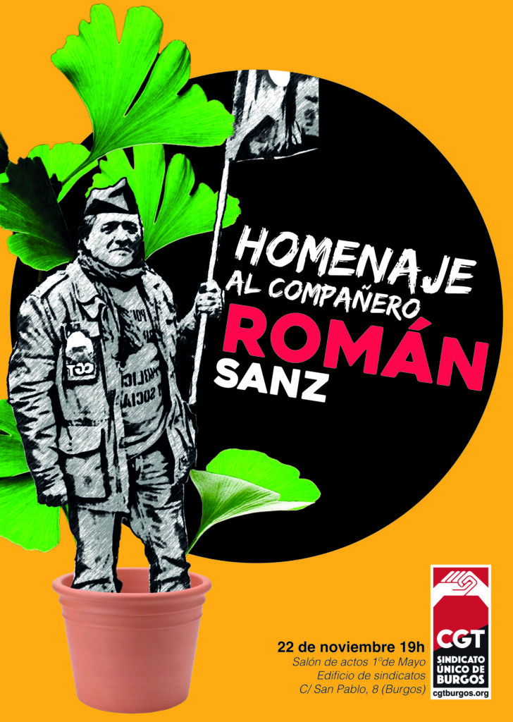 Cartel homenaje Román