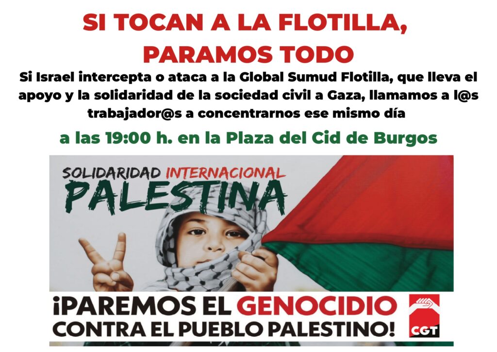 SI TOCAN A LA FLOTILLA, PARAMOS TODO