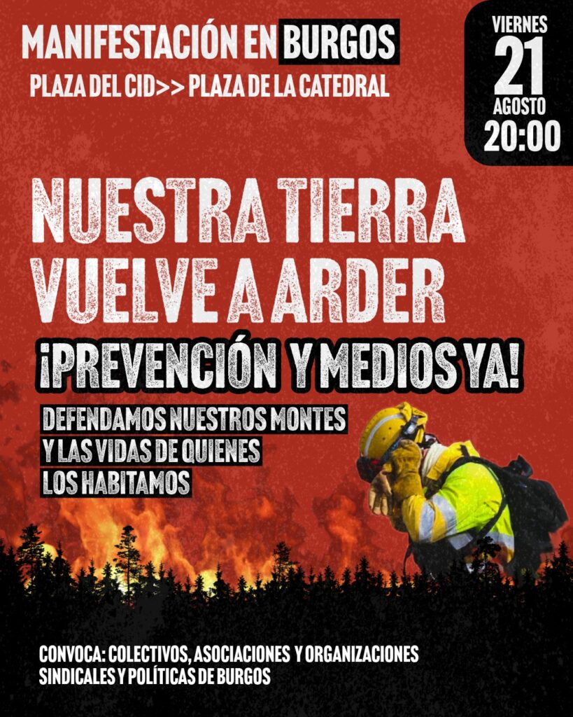 Nuestra tierra arde de nuevo